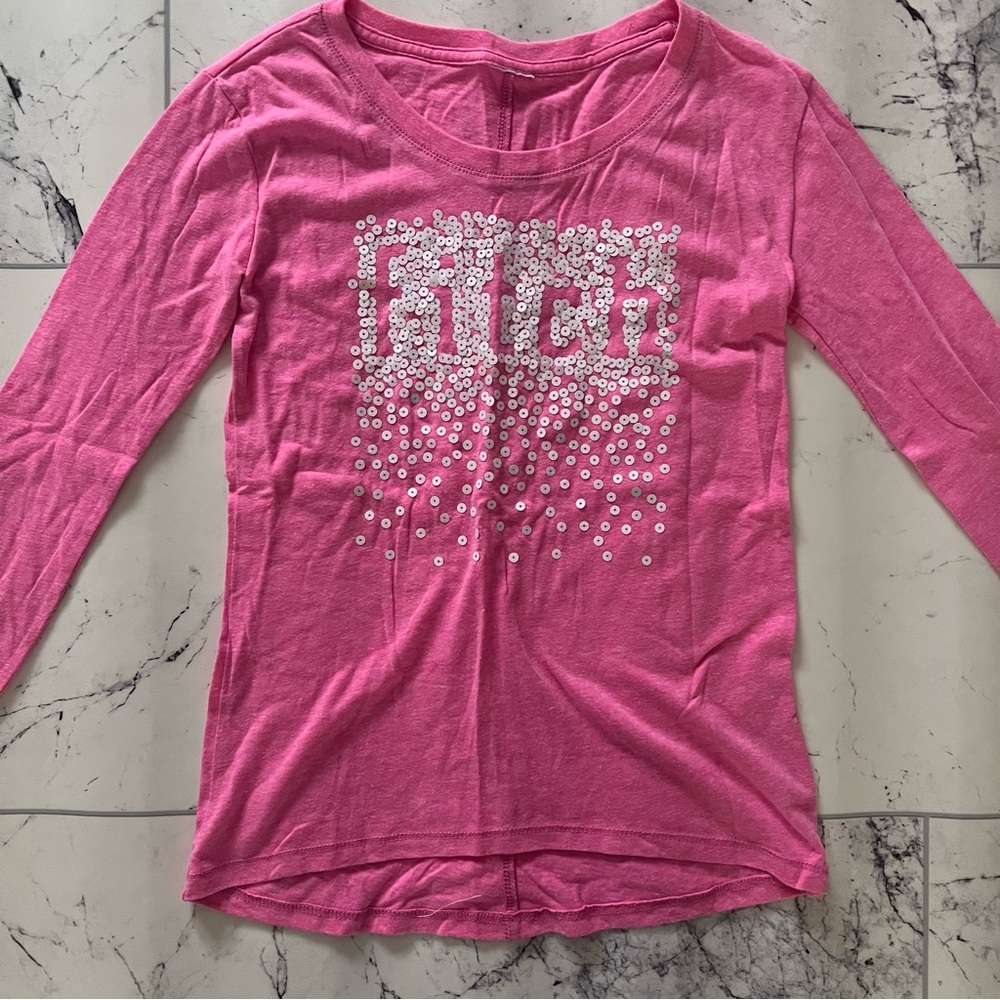 Abercrombie & Fitch Girls Long Sleeve Logo Shirt